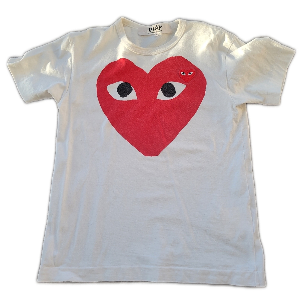 Commes Des Garcons Play Streetwear Style Tshirt